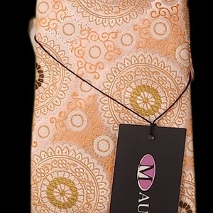 Elegant Orange Patterned Tie